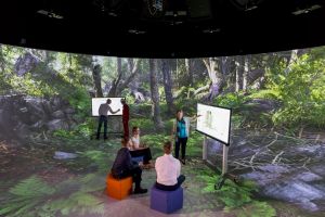 Fraunhofer IFF Elbe Dome 2.0 – 360° Mixed Reality Lab