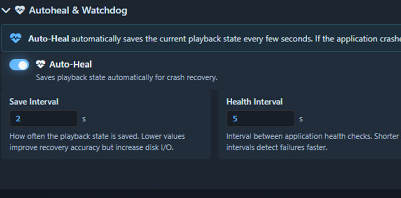 EXAPLAY 3 Auto-Heal and Watchdog workflow