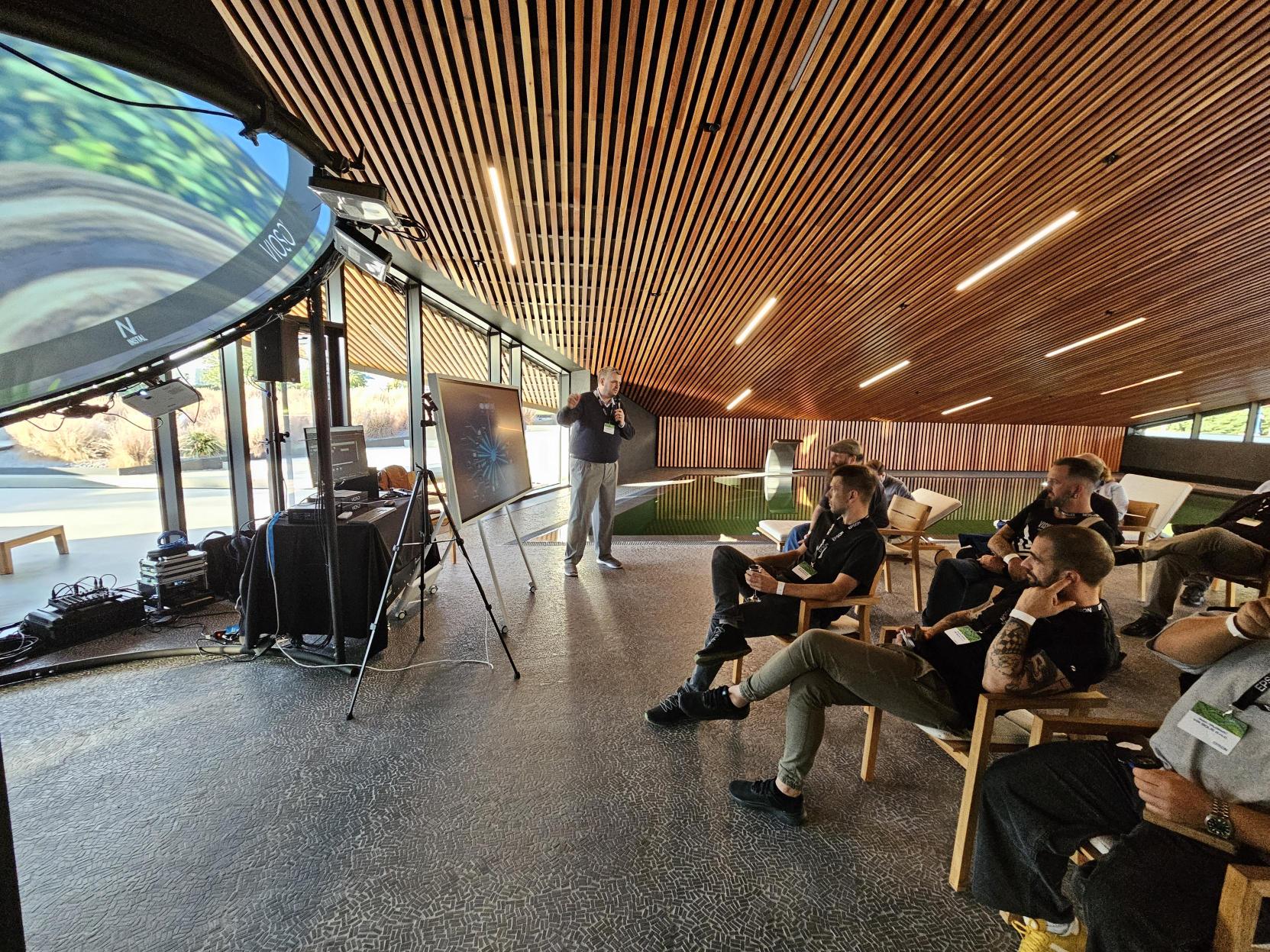 Dome calibration demonstration and tutorial roadshow