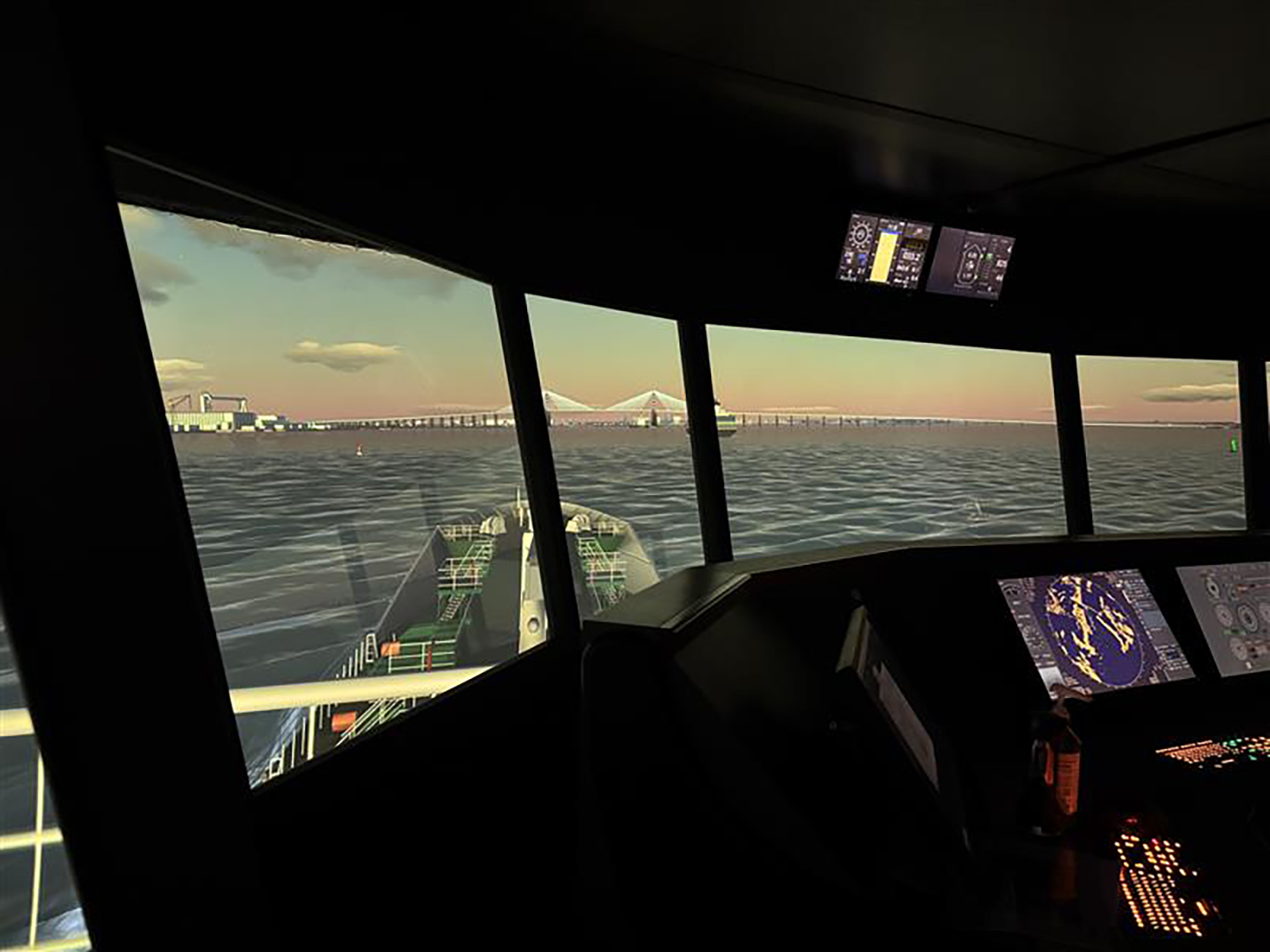 VIOSO Calibration at Ship Bridge Simulator