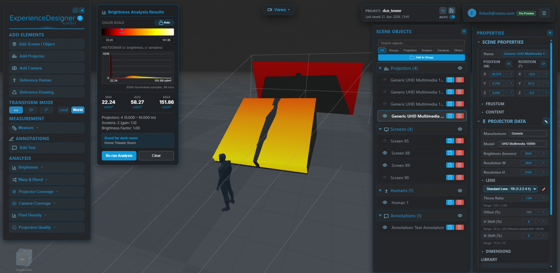 VIOSO Experience Designer UI